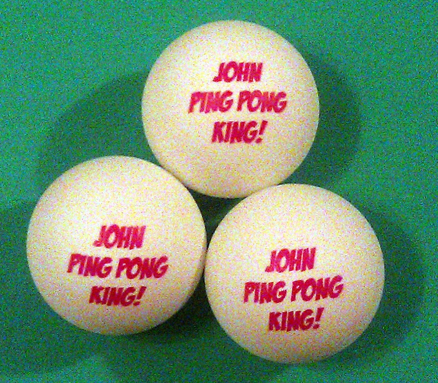 Personalized Ping Pong Balls-Free  USA Shipping