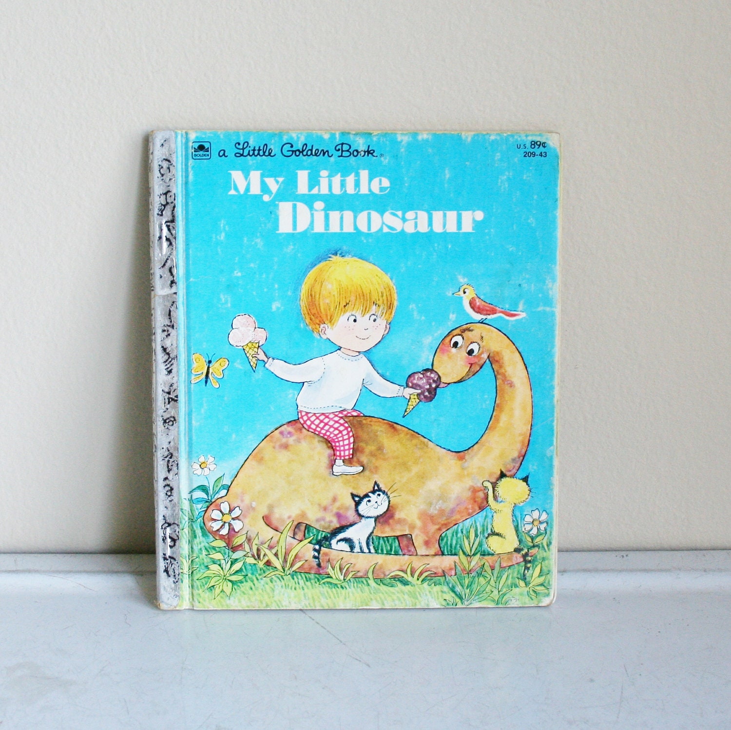 Vintage Golden Book My Little Dinosaur