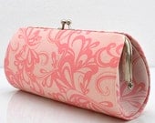 Rhythmic in Rose..Small Clutch Purse