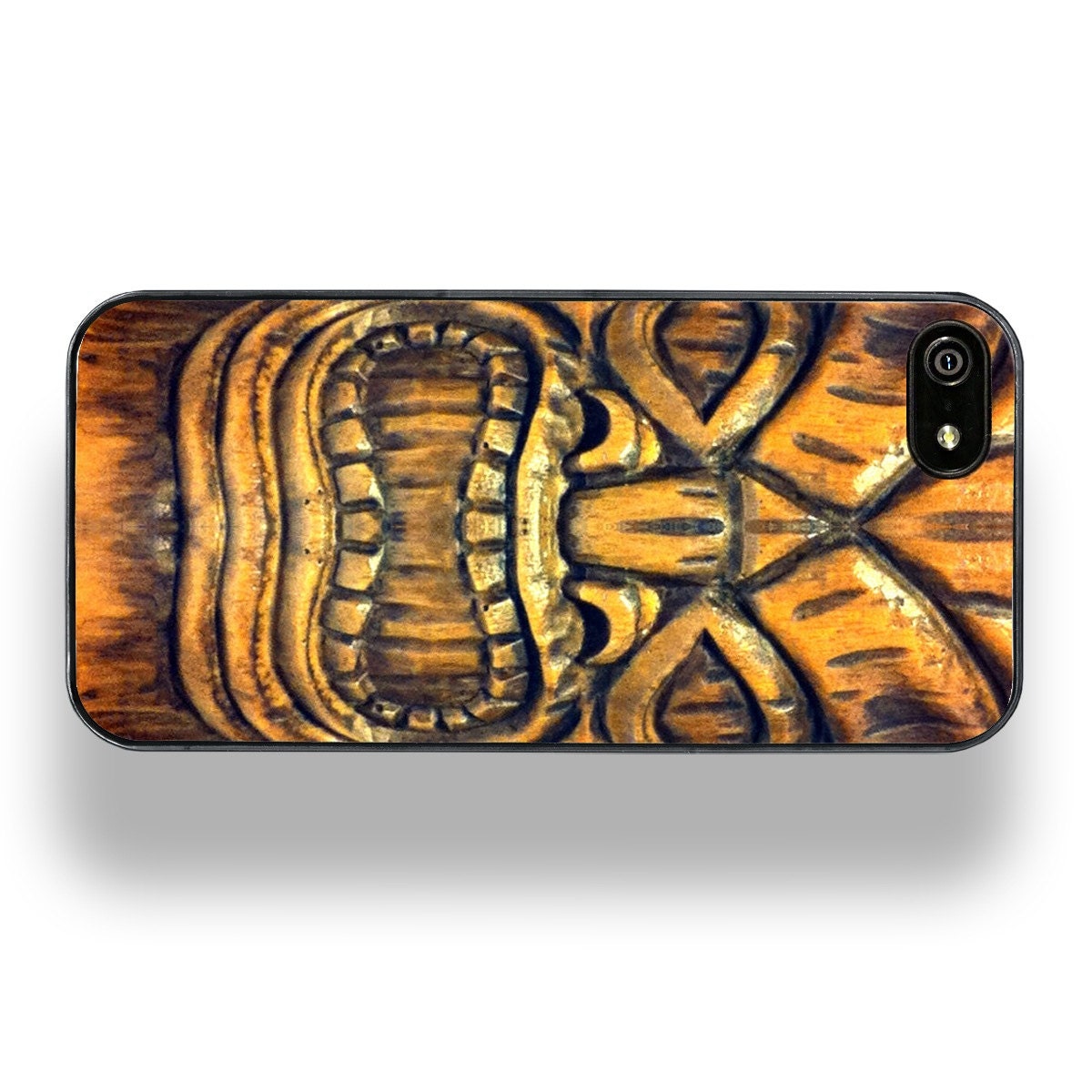 Tiki - Metallic iPhone 5 Case by ZERO GRAVITY