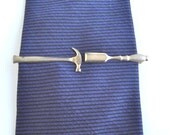 Hammer & Chisel Tie Bar / Tie Clasp / Tie Clip - Vintage Anson