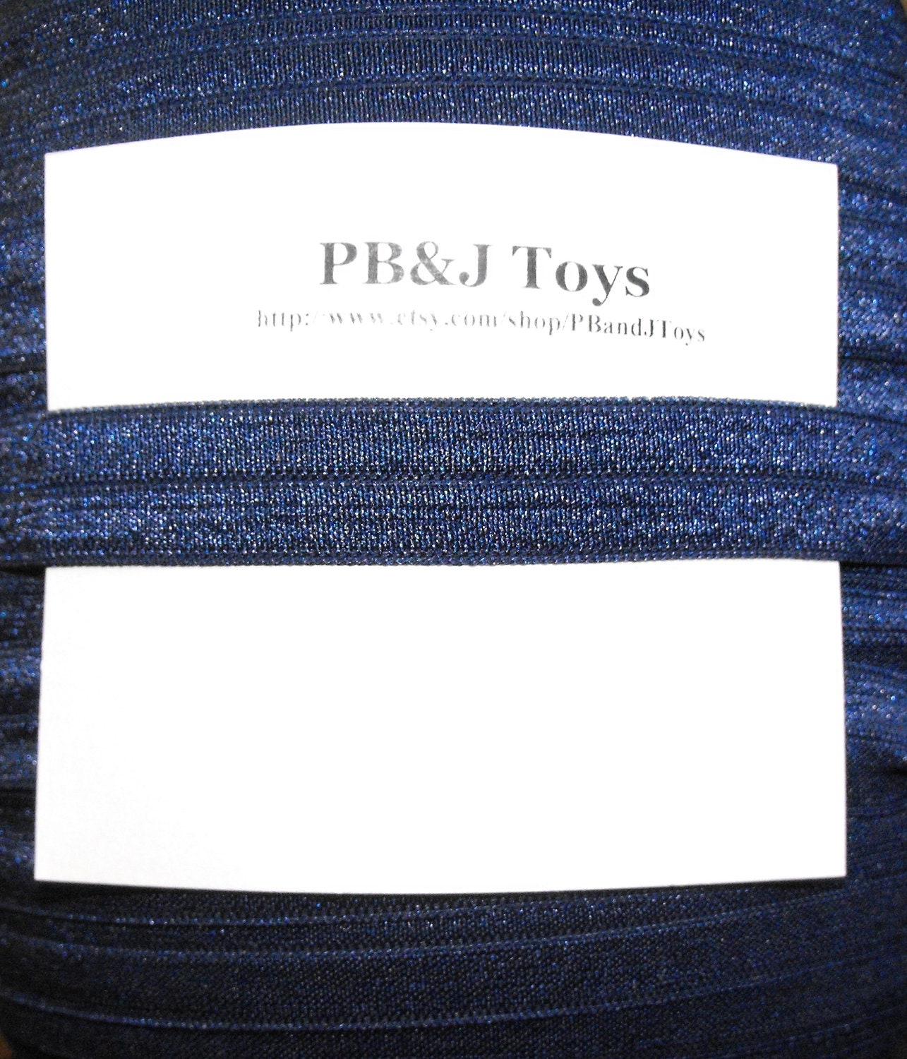 5 yards 5/8" FOE  Deep Blue Elastic 5/8 inch
