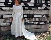 Vintage Handmade Custom Wedding Dress
