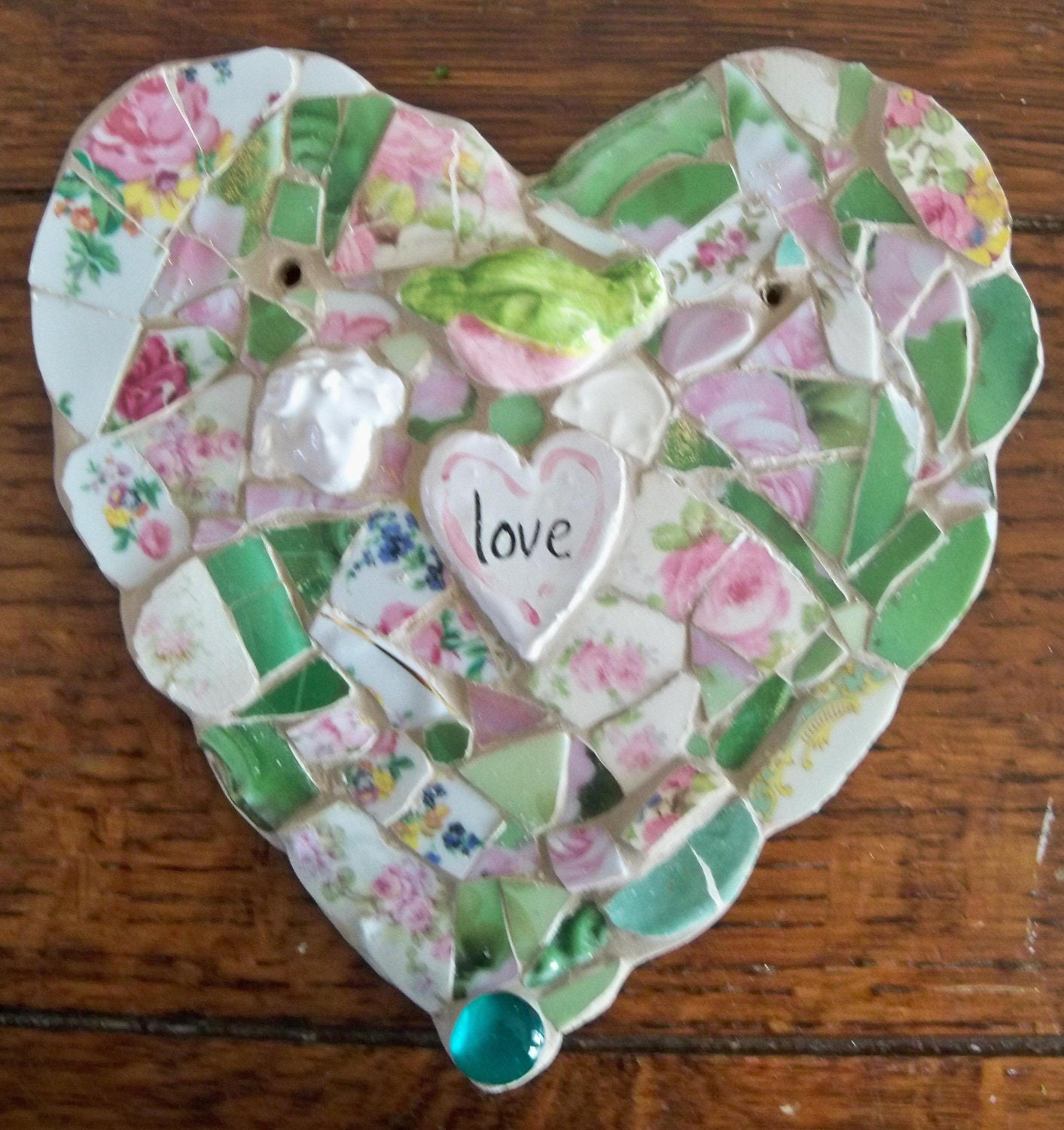 Mosaic Heart " LOVE"