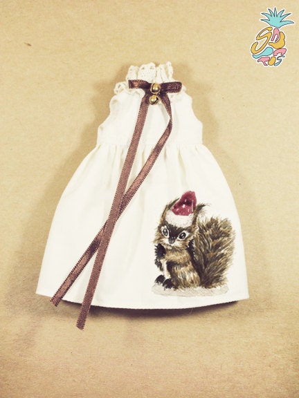 Vintage Squirrel dress  Design A
