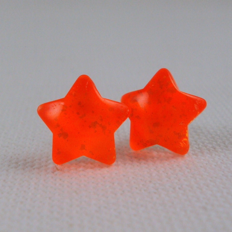 Neon Orange Star