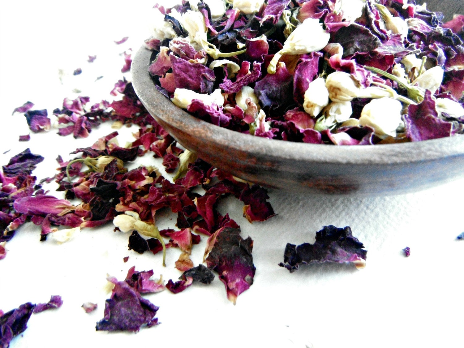 Jasmine Rose Bath Tea - Bath Tea For Relaxation and Stress Relief, Romatic Bath Tea