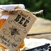 Meant to Bee Favor Tags-Burlap