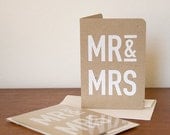 Greeting Card - MR & MRS