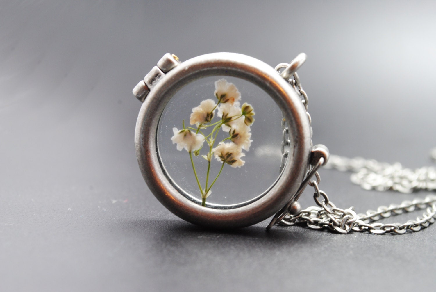 Babys Breath Locket