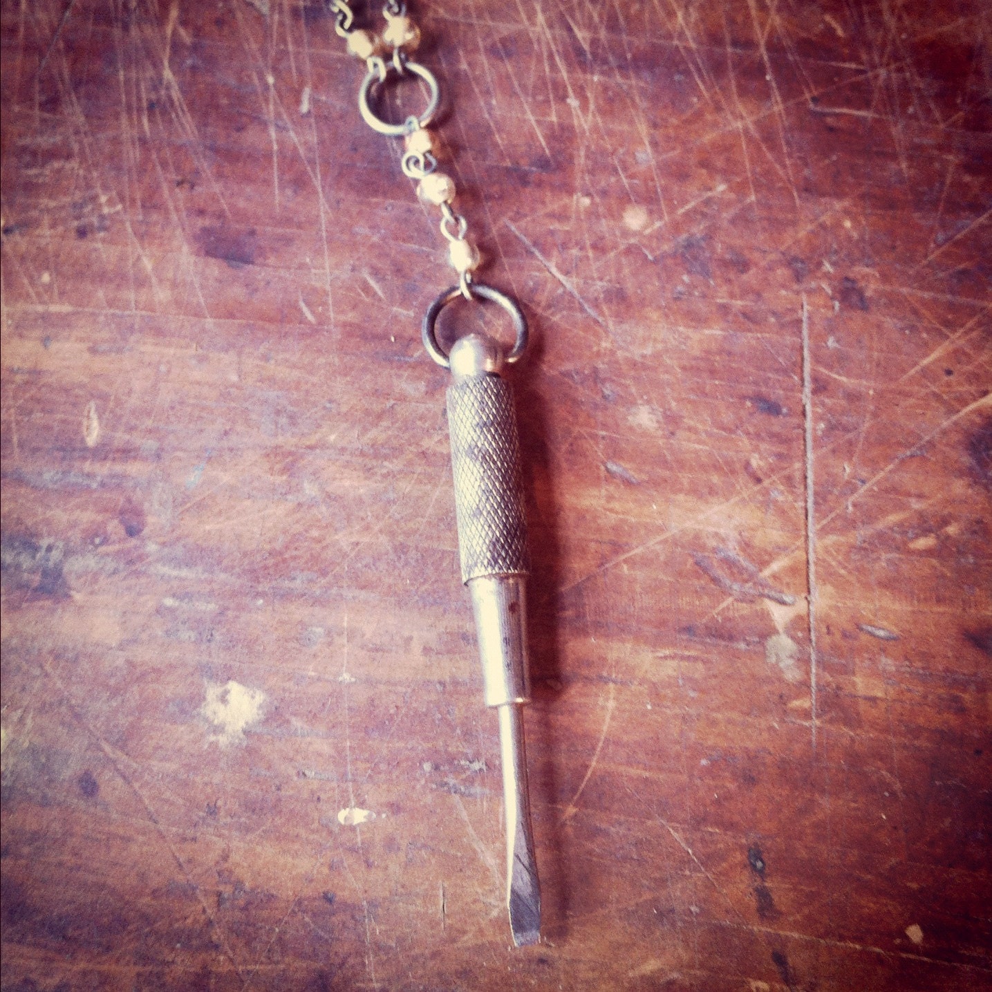 Miniature Screwdriver Necklace