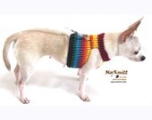 Dog harness Rainbow Doggie Leash Walking Puppy Collar Crochet Handmade Pets Clothing Custom DH5