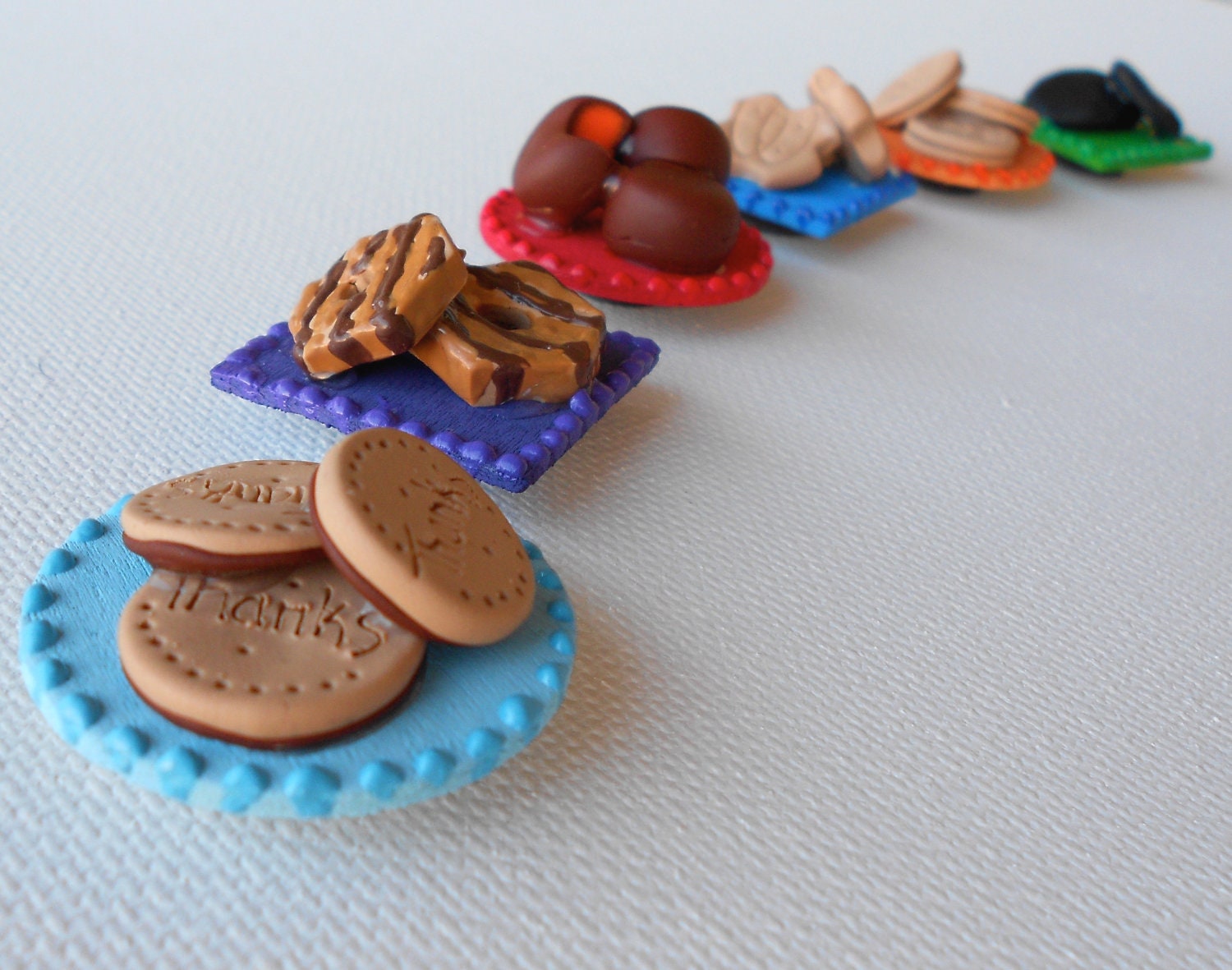 Magnets: Girl Scout Cookies (set of 4)