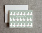 Llama Birthday Cards (Set of 4)