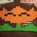 Super Mario World Fire Flower Rug - Made to Order