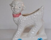 Vintage Little Lamb Planter