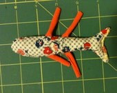 1 Fish CAT toy with Organic Catnip filling