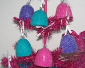6 Fake Gumdrops Christmas Ornaments for Candyland Theme Birthday Party Favors, Decorations, Photo Props, Displays, Christmas Decor