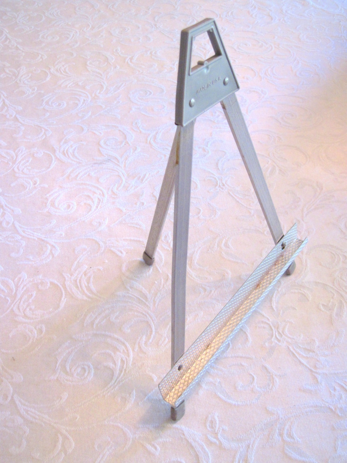Vintage Collapsible Table Easel - Industrial Display Stand