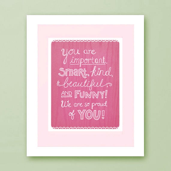 You are Important - Kid's room print