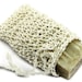 Fair Trade White Hemp Soap Saver Sack. Soap Bag, Pouch