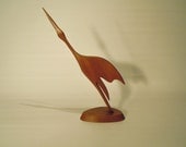 Wonderful mid century modern teak bird figurine