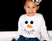 Snowman Personalized Shirt -Any Name