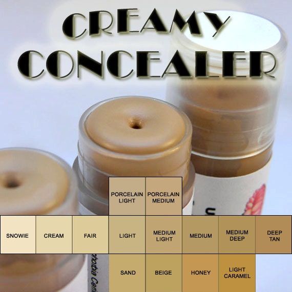CREAMY UNDEREYE CONCEALER. sweatproof, crease-resistant, moisturizing base, longwearing, 6 colors, 5g