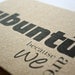Ubuntu kraft postcards (set of 12)