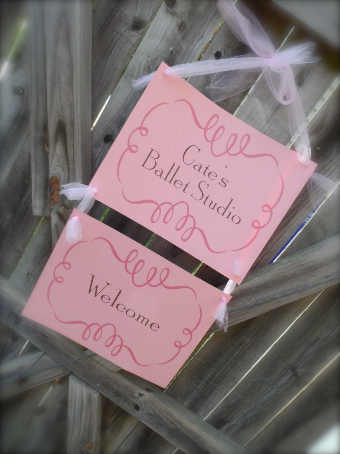 Ballet Birthday Party Printable Signs -- pompdesigns