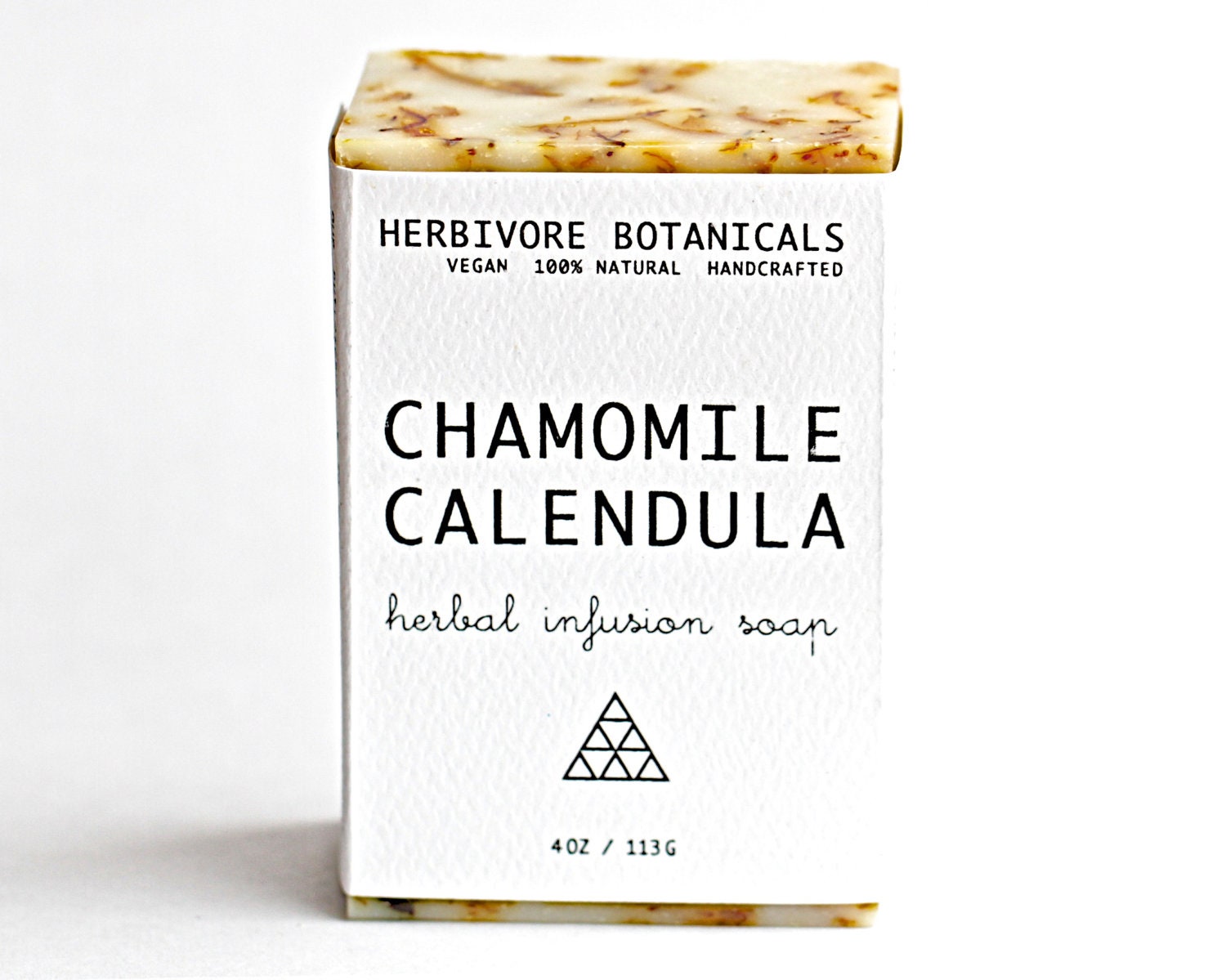 Calendula & Chamomile Soap. Sensitive Skin Soap. Handmade Vegan Soap. 100% Natural. Unscented.