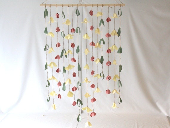 Wedding Backdrop Decoration - MADE TO ORDER handmade cotton flowers, wedding prop background, photo booth backdrop