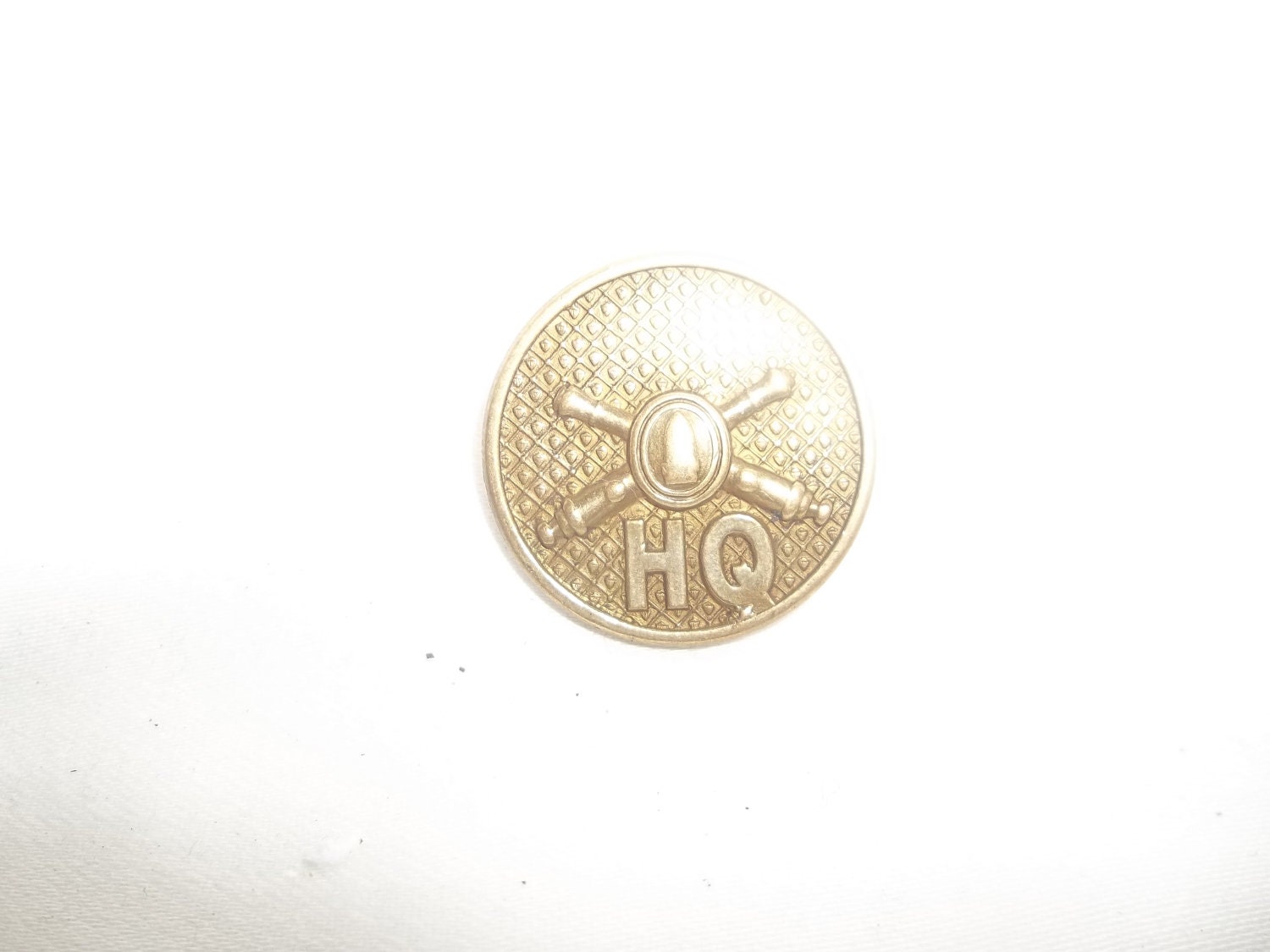 WW1 US Coastal artillery Collar Disk HQ