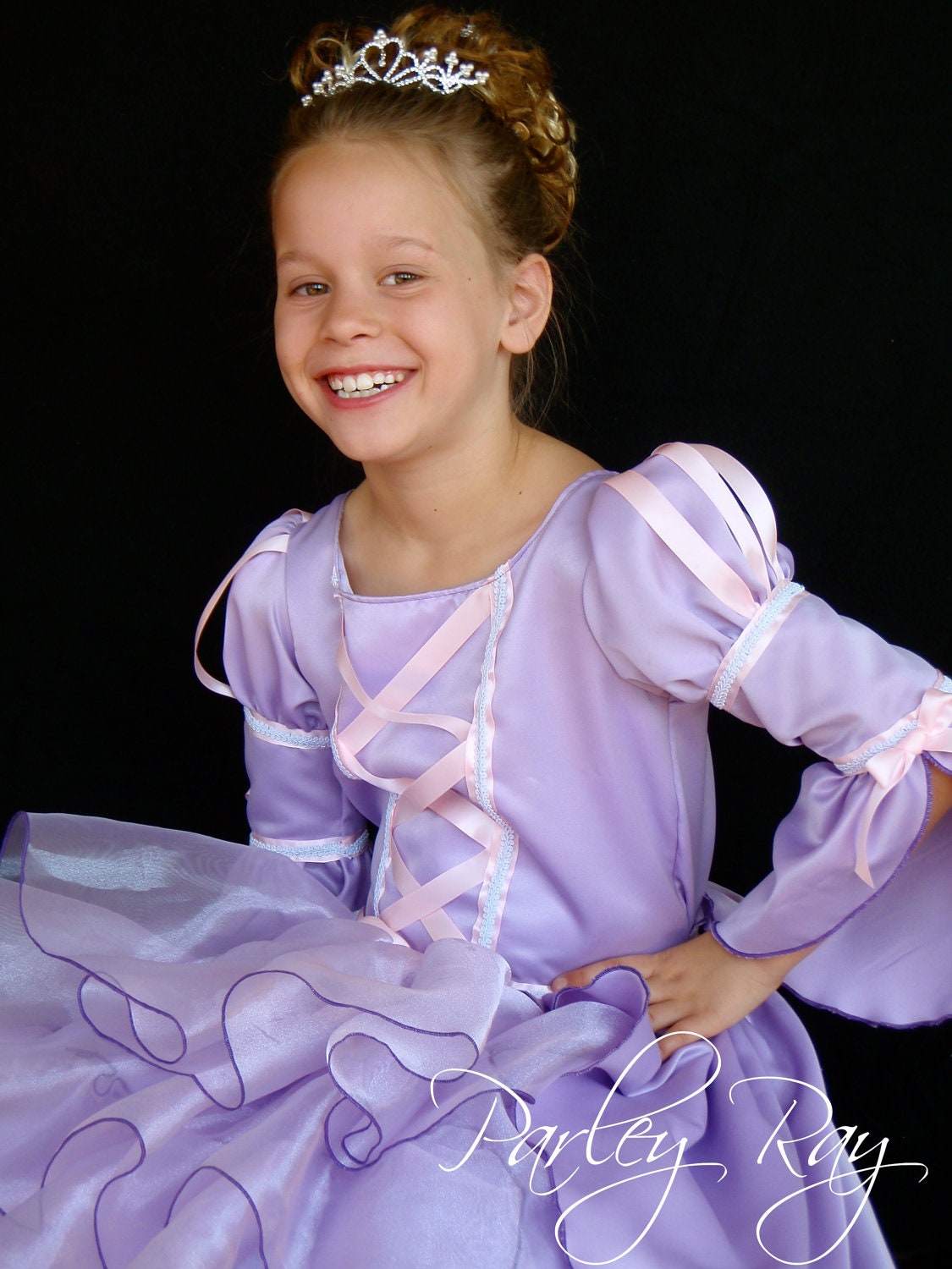 Parley Ray Disney Princess Rapunzel Tangled Dress Pageant, Disneyland, Wedding Christmas Dress