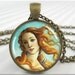 Botticelli Venus Necklace Birth Of Venus Art Pendant Charm Resin Pendant (369RB)