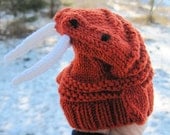 Walrus handpuppet knitting pattern PDF