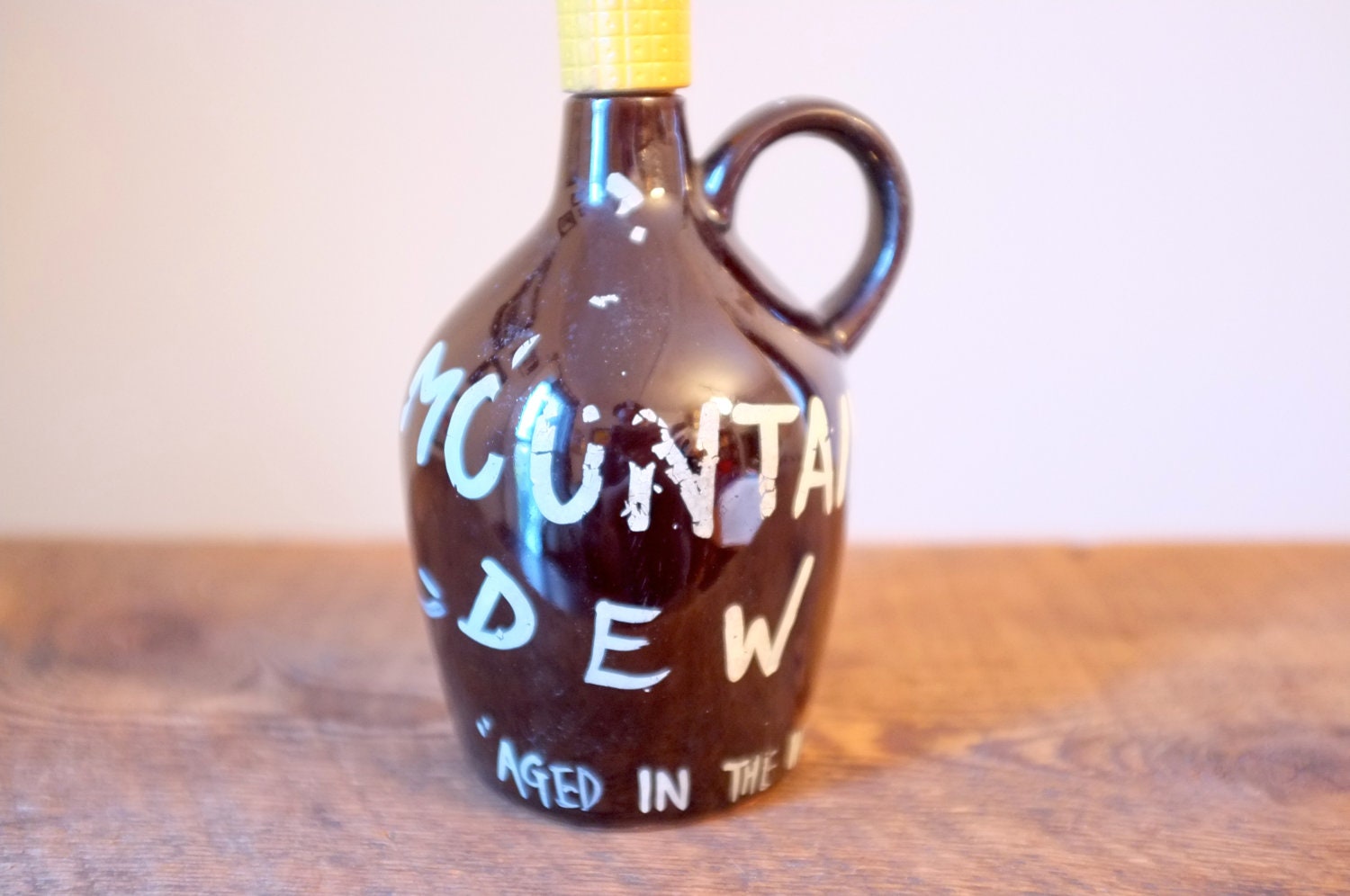 Vintage Mountain Dew Ceramic Jug