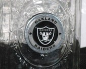 OAKLAND RAIDERS Redneck Cowboy Chugger Beer Mug  - Ball mason jar w/ Handle
