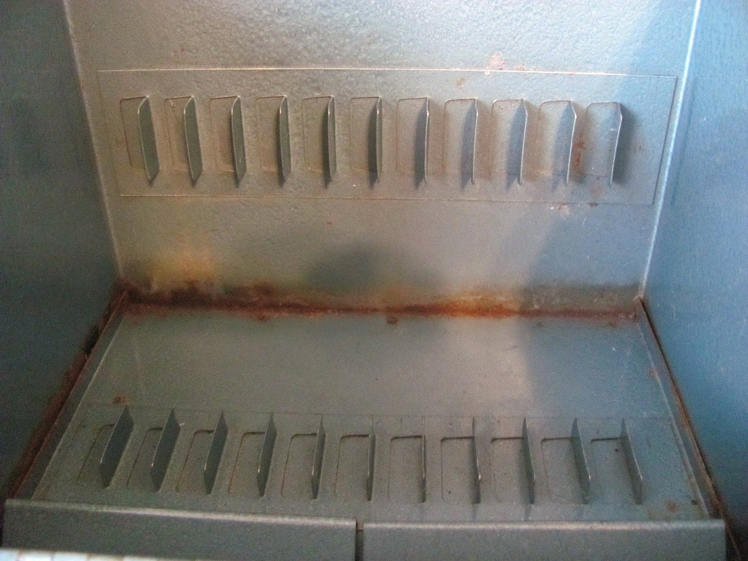 Vintage Metal Box Film Storage Industrial Decor