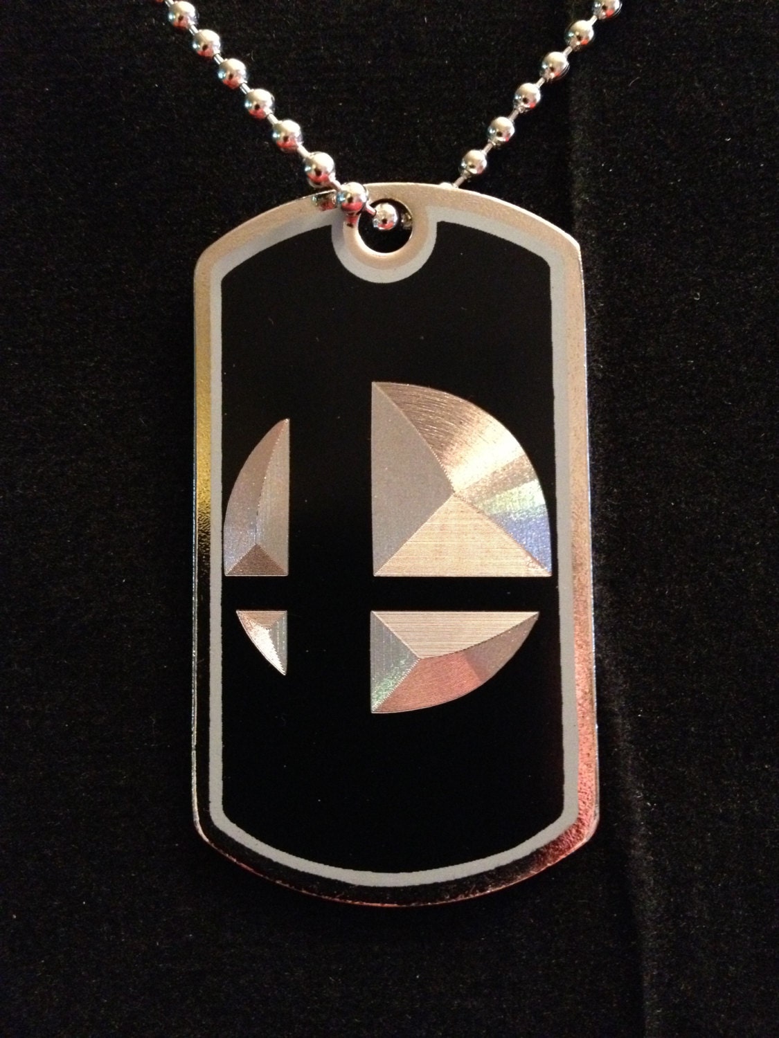 Super Smash Bros Brawl Smash Ball Dog Tag Necklace