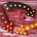 24" Arrow Vintage Marquee Lighted Wood... Bar Business Wedding Gift