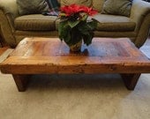 Old Growth Coffee Table - 4 inch thick top 20" x 48"