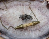 the horizontal natural jasper necklace