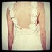 Dreamy low back Ivory wedding dress
