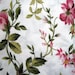 Wild Rose Foral Fabric, Fat Quarter, Multicolor / White, 18" X 22" inches, 100% Cotton, For Victorian & Romantic Projects