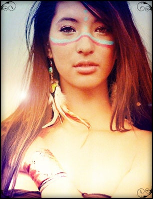 pure spirit...single layer turquoise feather earrings