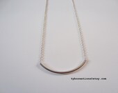 Silver Bar Necklace