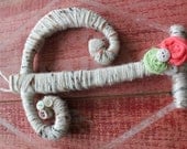 Decorative Yarn Letter, Letter "P"