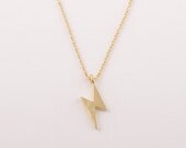 Gold/ Silver Lightening Bolt Necklace