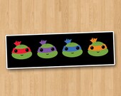 Teenage Mutant Ninja Turtles "Kawaii Mutants" TMNT  (cute vinyl sticker)